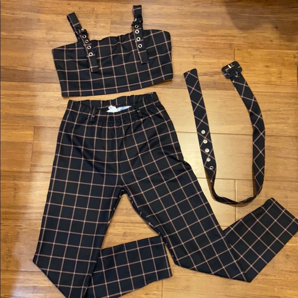 Kids matching set with belt